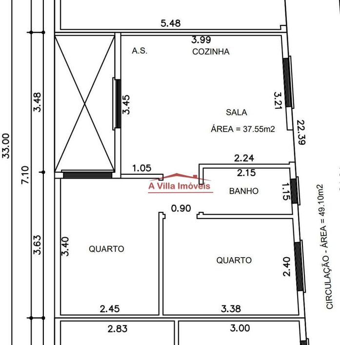 Apartamento com 2 dormitórios à venda, 37 m² por R$ 230.000,00 - Vila Guilhermina - São Paulo/SP