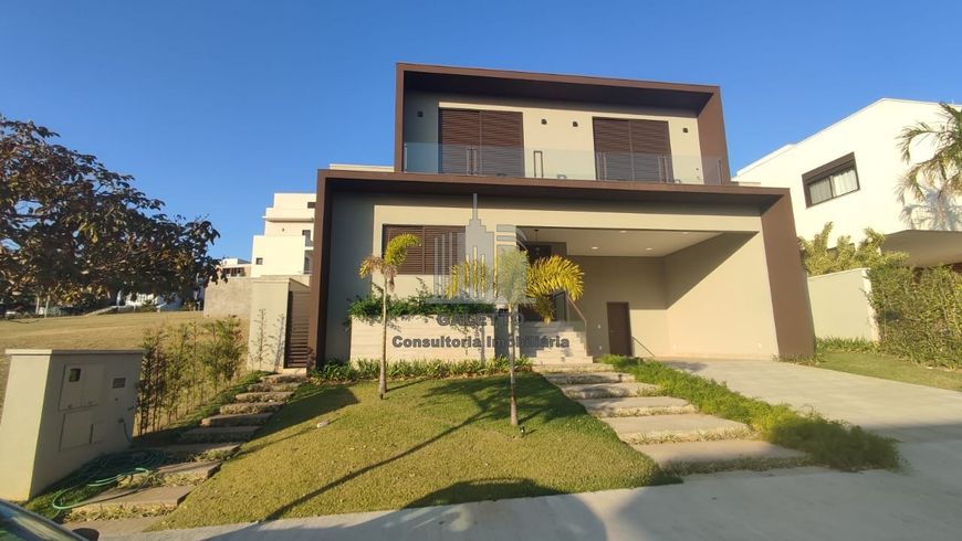 Casa NOVA à Venda no Alphaville D Pedro, 4 suítes, piscina de raia e área gourmet. - Galetto Imóveis