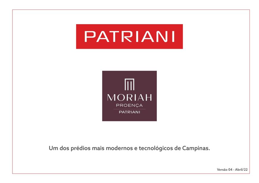Lançamento Moriah Proença, Apartamentos de 84m2 e 86m2, 2 Suítes, Deposito, Lavabo, Varanda Gourmet,