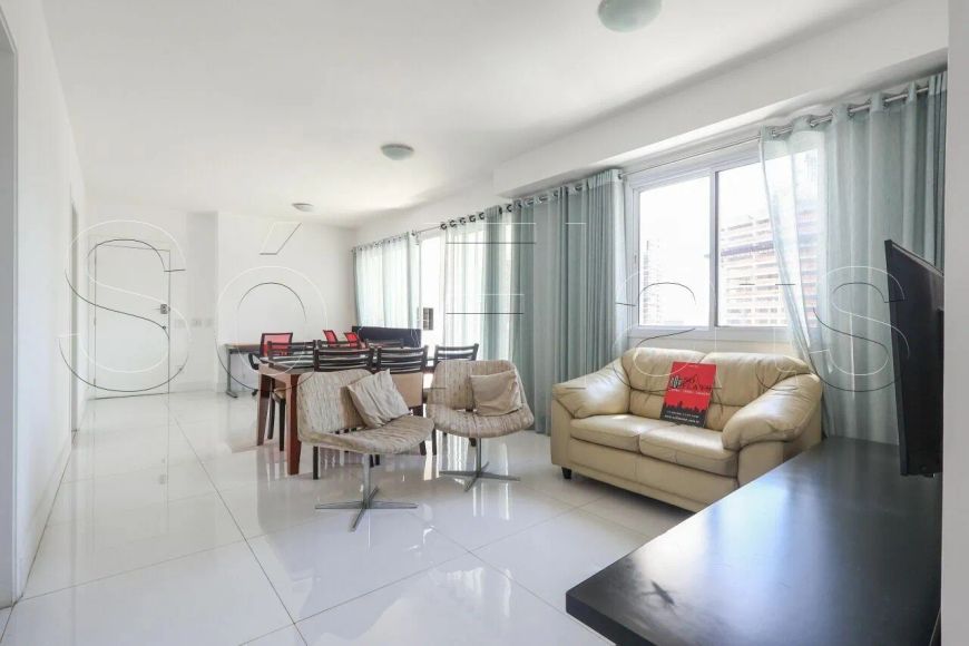 Residencial Quatro Brooklin, apartamento disponível para locação com 116m², 3 suítes e 2 vagas.