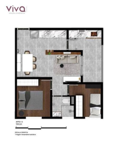Apartamento com 2 dormitórios à venda, 51 m² por R$ 466.400,00 - Vila Progresso - Guarulhos/SP