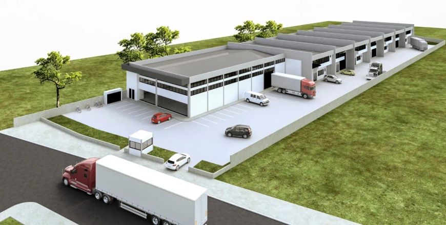 Pavilhão com 400m² na Bernardino Silveira Amorim