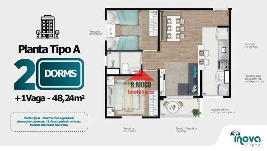 Apartamento com 2 dormitórios à venda, 49 m² por R$ 389.640 - Penha de França - São Paulo/SP