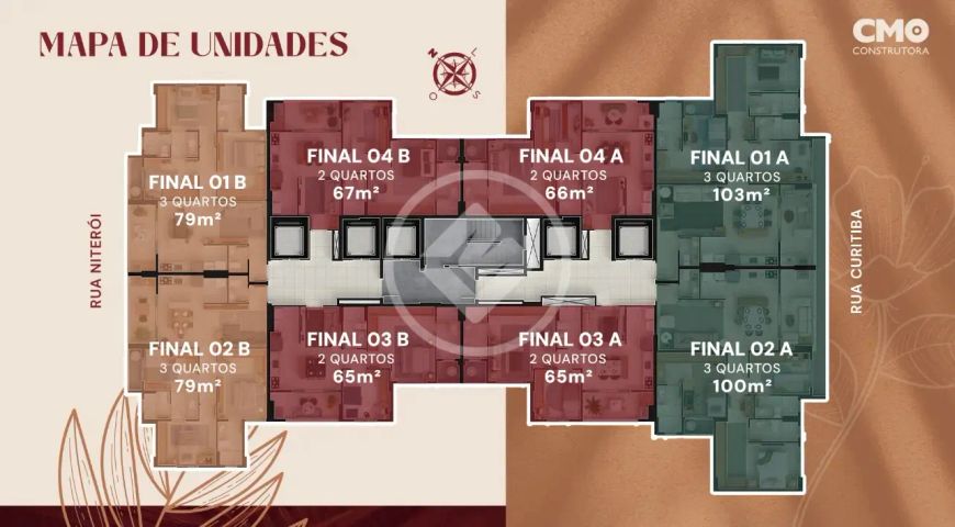 Apartamento 2 Quartos no Alto da Glória - Ágio: R$100.000,00 codigo: 105931