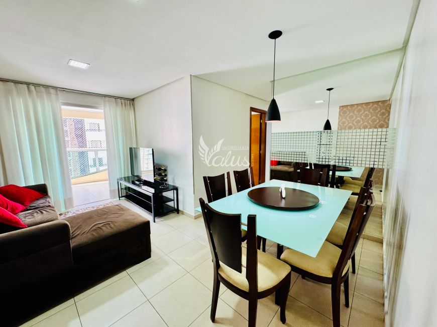 Apartamento de 93 m² MOBILIADO,4 quartos (1 suíte), área de lazer completa no Alto da Glória-Goiânia