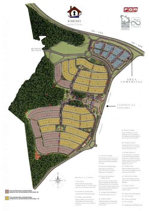 Lote com 405m2, Condomínio Jardins França, Goiânia-GO