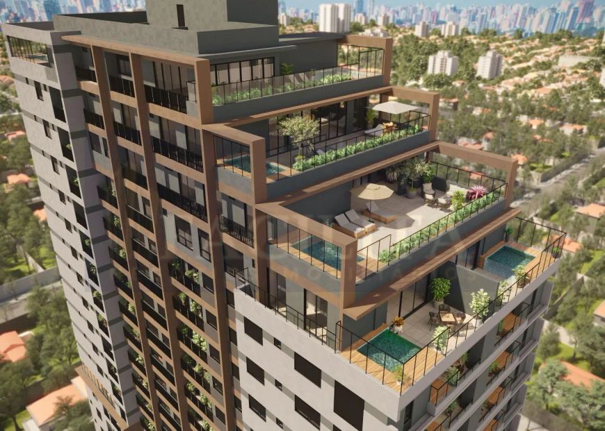 Apartamento para Venda em Goiânia, Setor Bueno, 1 dormitório, 1 suíte, 2 banheiros, 1 vaga