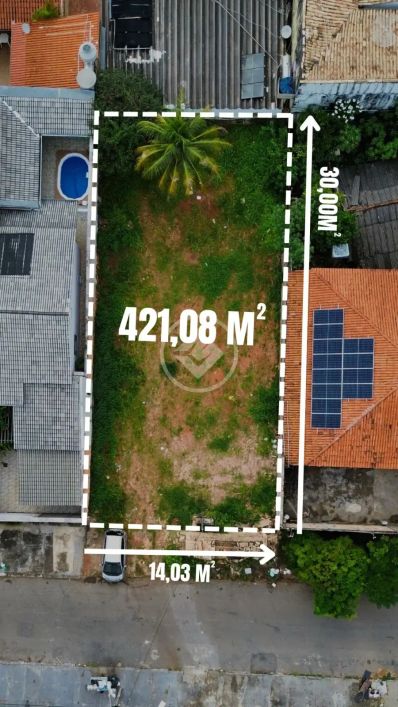 Goiânia - Lote de 421,08 m² à venda no Setor Pedro Ludovico codigo: 109066
