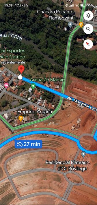 Goiânia área para venda com 3.173m e 20,000 área de ppa ao lado da marginal leste .