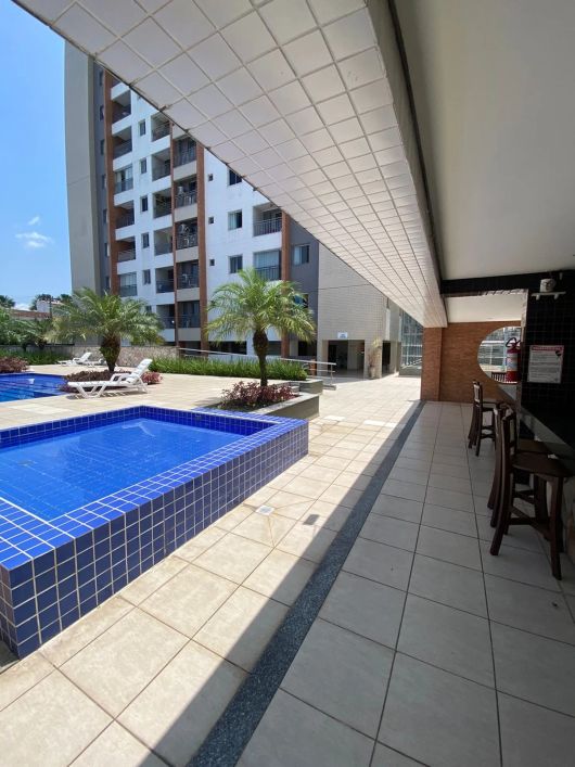 Bossa nova residence 3/4, sacada, piscina, elevador e muito mais