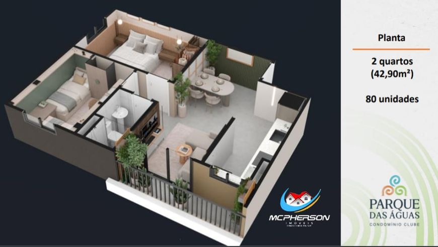 LANÇAMENTO PARQUE DAS ÁGUAS NA AUGUSTO MONTENEGRO APARTAMENTOS COM 2 OU 3 QUARTOS