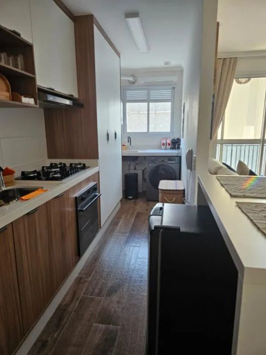 Apartamento 58 m² Mobiliado - Cozinha, 2 dormitórios 1 suite 1 vaga - Moov Parque Maia