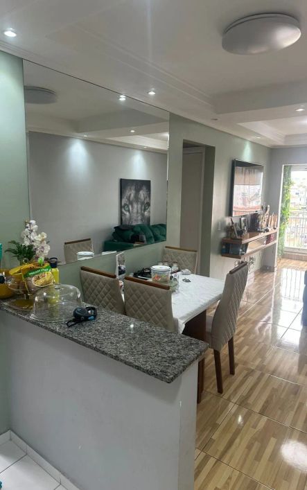 Lindo apartamento à venda, com 2 dormitórios e 1 vaga de garagem, a região do Jardim do Papai, Guar