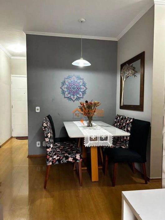Apartamento com 2 dormitórios à venda, 62 m² por R$ 360.000,00 - Jardim Testae - Guarulhos/SP