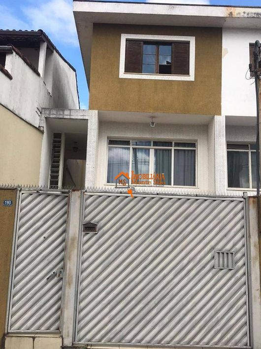 Sobrado com 3 dormitórios à venda por R$ 590.000,00 - Jardim Santa Mena - Guarulhos/SP