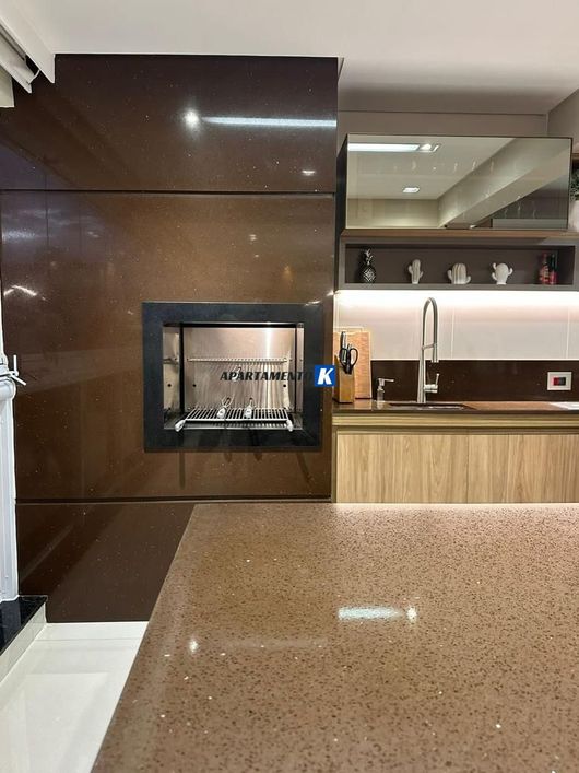 Apartamento p/ VENDA - 3 suítes - 3 vagas - Andar Alto - Varanda Gourmet - Com Planejados - Cond. Co