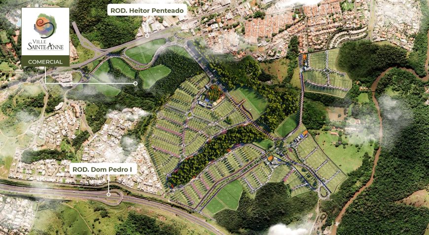 Terreno lote Ville Sainte Anne venda 450 metros Jardim Conceição (Sousas) - Campinas - SP