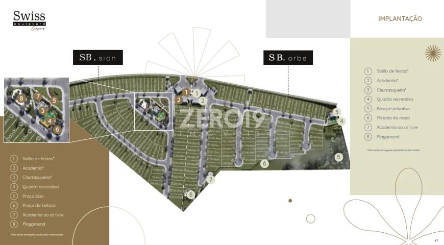 Lote à venda Swiss Park em Campinas