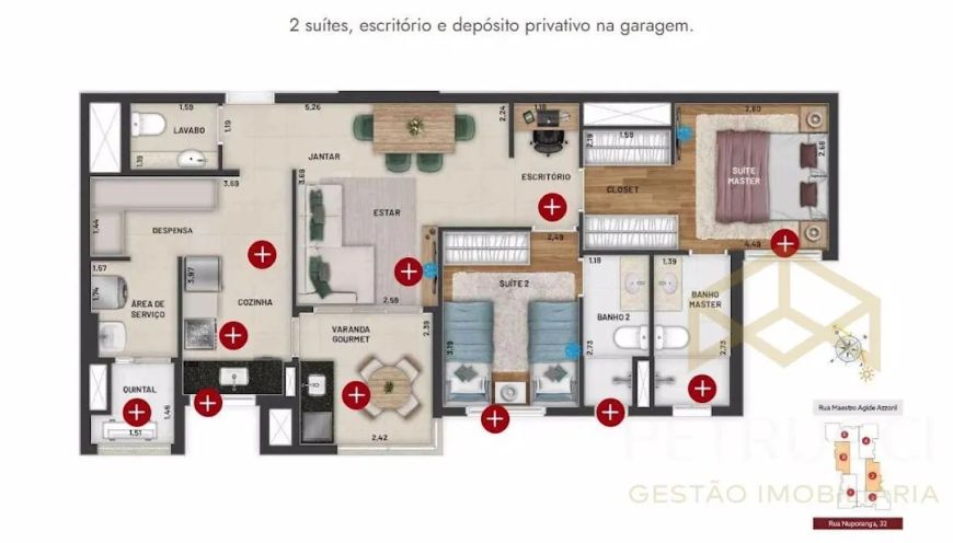 Apartamento Residencial à venda, Chácara da Barra, Campinas - AP3050.