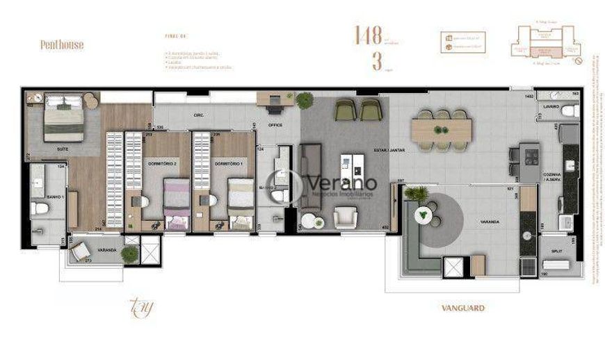 Apartamento com 3 dormitórios à venda, 148 m² por R$ 2.399.330,00 - Chácara da Barra - Campinas/SP