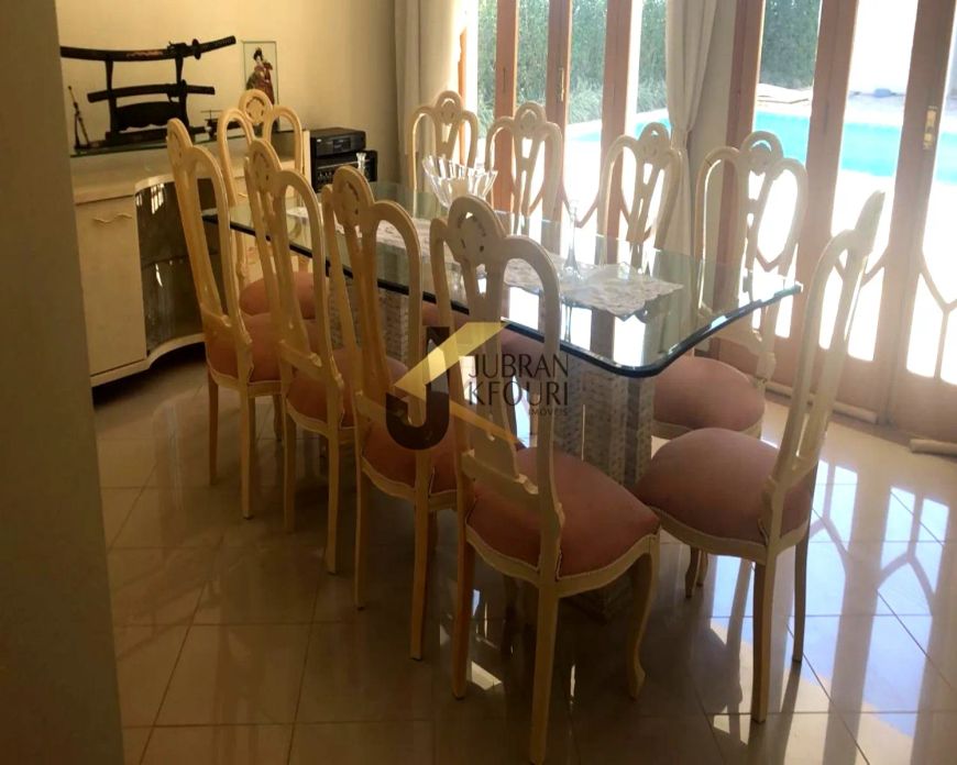 Casa para venda/aluguel no Alphaville Campinas, 5 dormitórios (4 suítes), piscina e garagem para vár