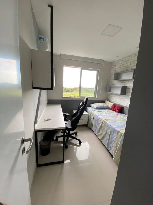 Apartamento vista mar no Edifício Arpoador - Calhau - com 2 quartos - Todo MOBILIADO