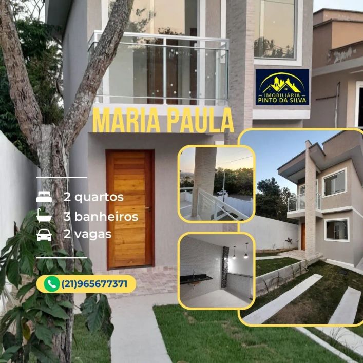 Imóvel para venda tem 76 metros quadrados com 2 quartos em Maria Paula - São Gonçalo - RJ