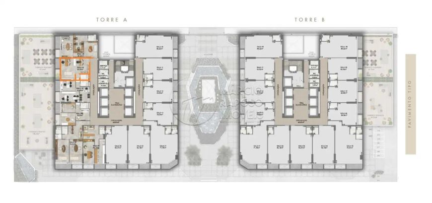 Sala Comercial 42m² - The Icon - Cruz das Almas