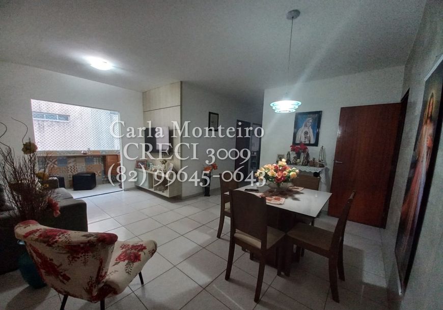 Apartamento para venda com 84 m² com 3 quartos em Gruta de Lourdes - Maceió - AL