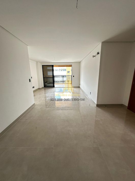 Ponta Verde, apartamento novo,118m², 03 quartos, varanda gourmet