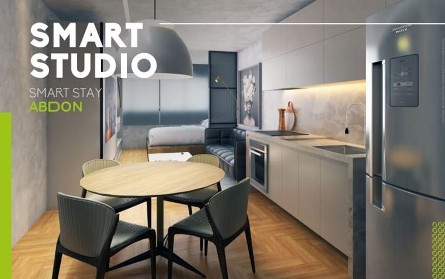 SMART Abdon Arroxelas com apartamentos studios, quarto/sala e 2 quartos.
