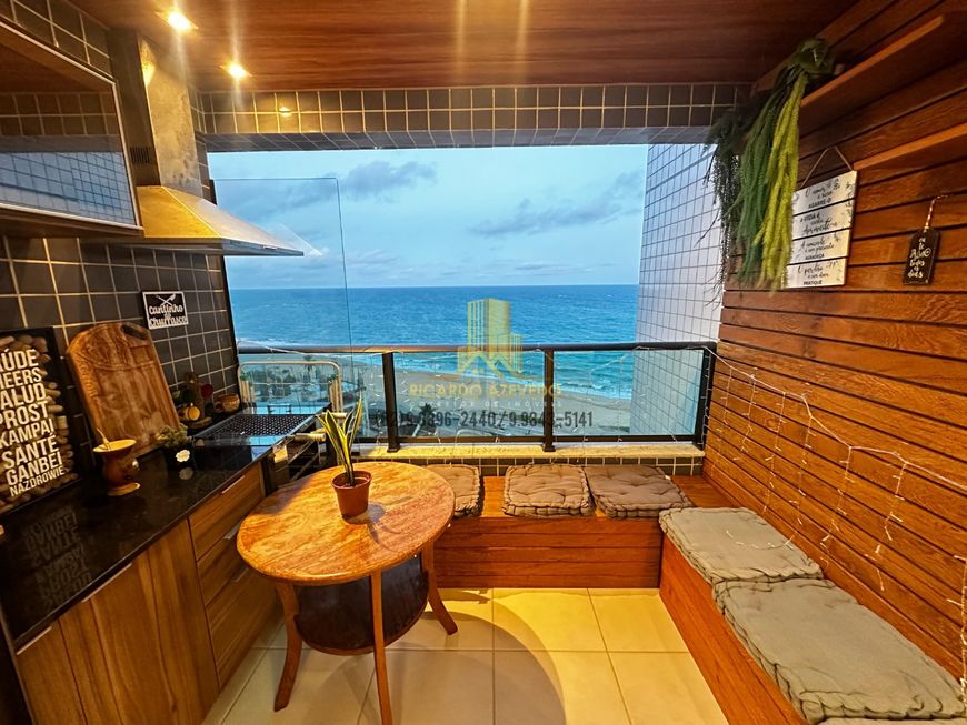 Evolution Sea Park. Apartamento nascente, beira-mar, 108m², 03 suítes, varanda gourmet