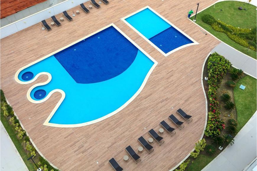Edf Evolution sea park, Beira Mar de Jacarecica - 141 m², 4 quartos, vista mar, lazer completo.