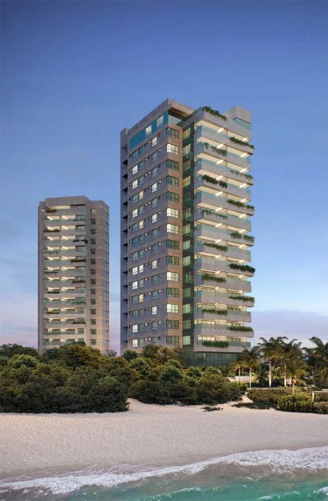 KAÁ RESIDENCIAL – Seu apartamento alto padrão com pé na areia!