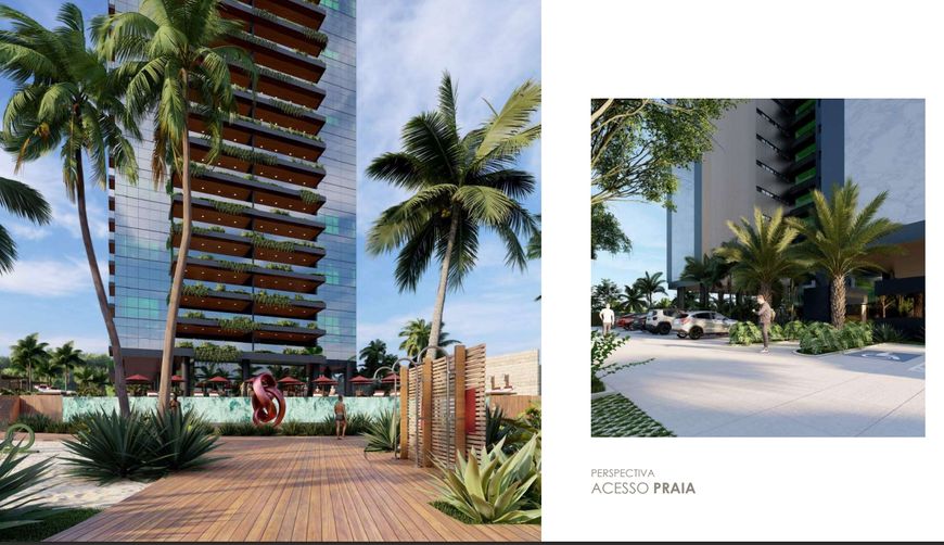 Dom Pietro, beira-mar, pé na areia, varanda gourmet, lançamento