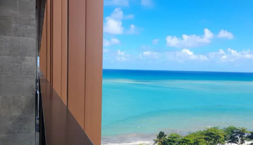 New Time - Andar alto vista mar - Apartamento de luxo todo mobiliado beira mar de Pajuçara