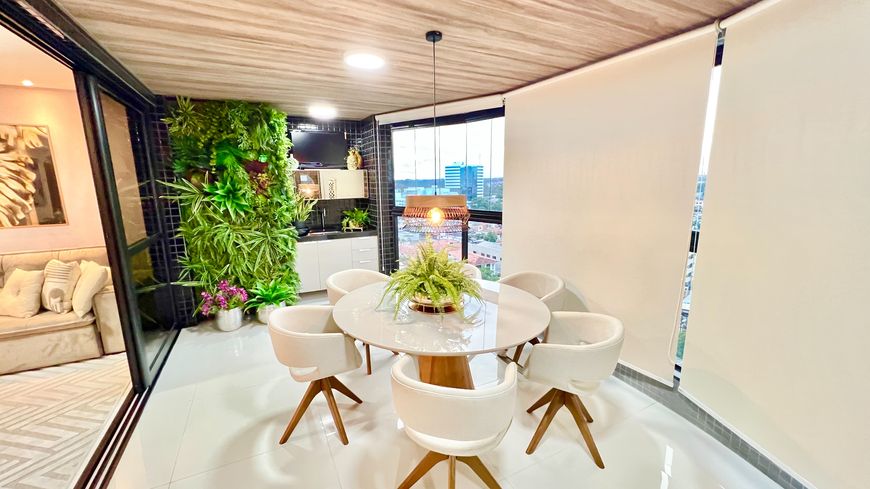 Apartamento todo pronto com 3 suítes + ampla varanda gourmet nascente na gruta
