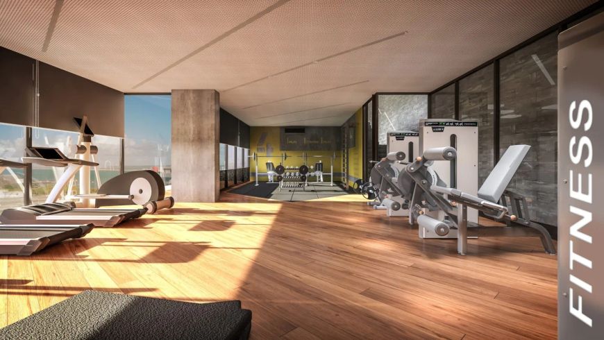 Apartamento para venda com 35m² e 1 vaga na beira-mar da praia de Pajuçara, Maceió, Alagoas