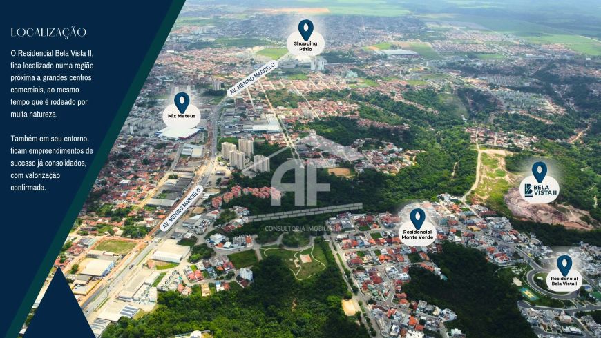 Lotes para venda a partir de 250m² em novo condomínio fechado - Residencial Bella Vista II