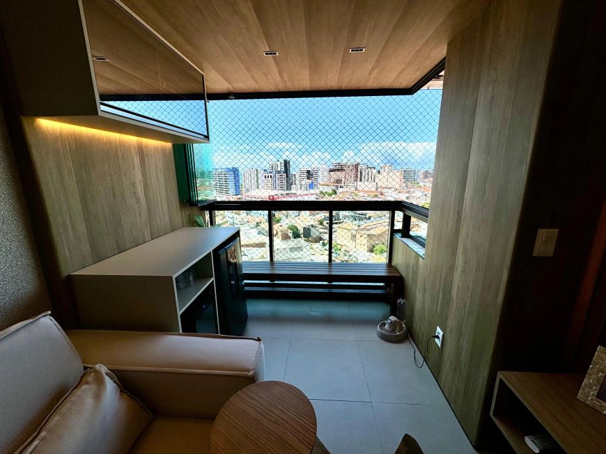 Apartamento Mobiliado com Vista para o Mar a 4 Quadras da Praia