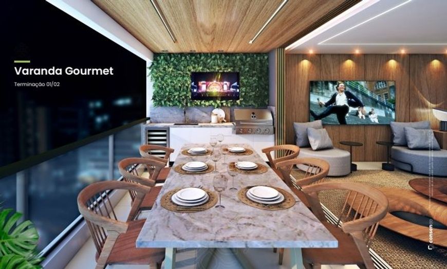 Sky Garden - Lançamento 4 suítes, sendo1 master e varanda gourmet na Ponta Verde