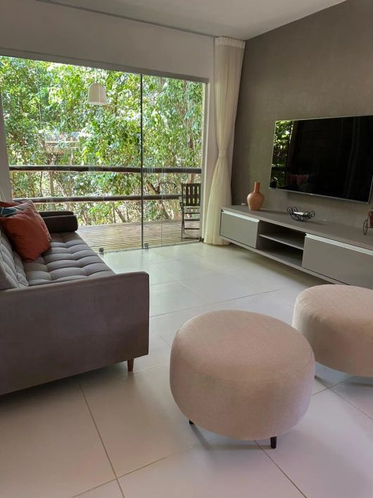 Chalé quarto e sala, mobiliado, no Villas do Pratagy