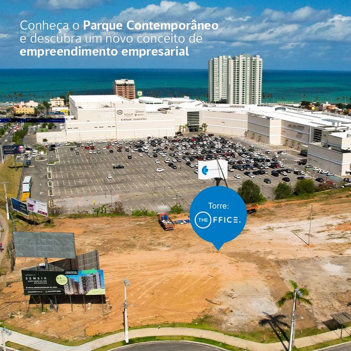 Obras iniciadas Empresarial ao lado do Parque shopping