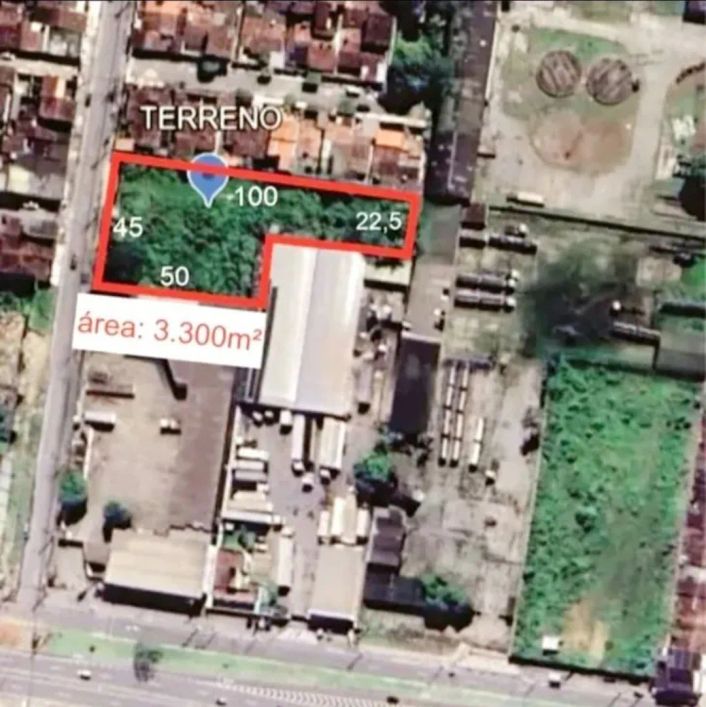 VENDE-SE TERRENO DE 3300m² NO SANTOS DUMONT EM MACEIÓ - AL