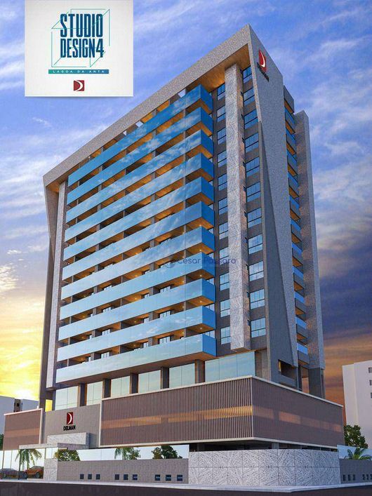 Studio com 1 dormitório à venda, 35 m² por R$ 508.896,31 - Cruz das Almas - Maceió/AL
