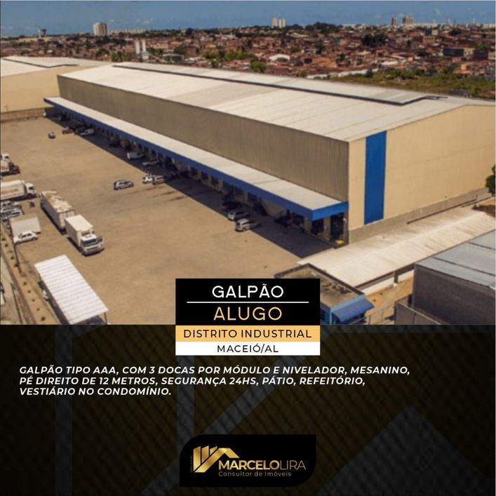 Alugo Galpões tipo AAA no Distrito Industrial