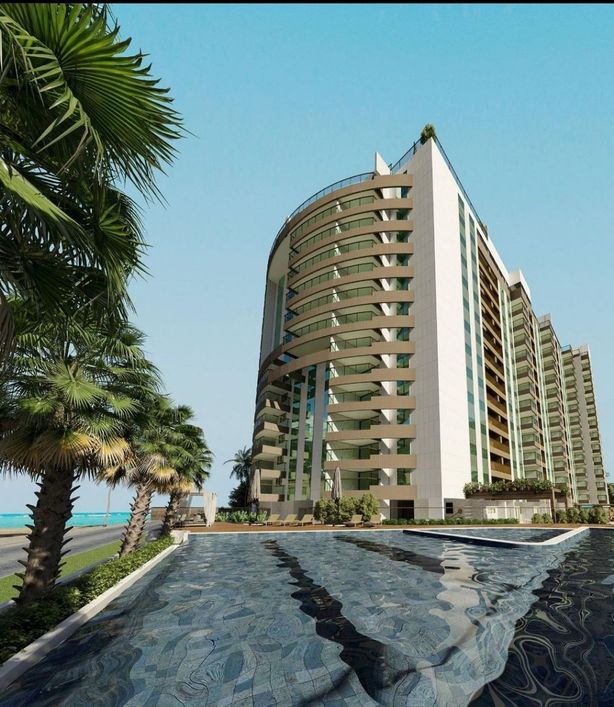 Varandas Mar do Norte. Apartamento com 144m², 03 suítes mais dce, beira-mar