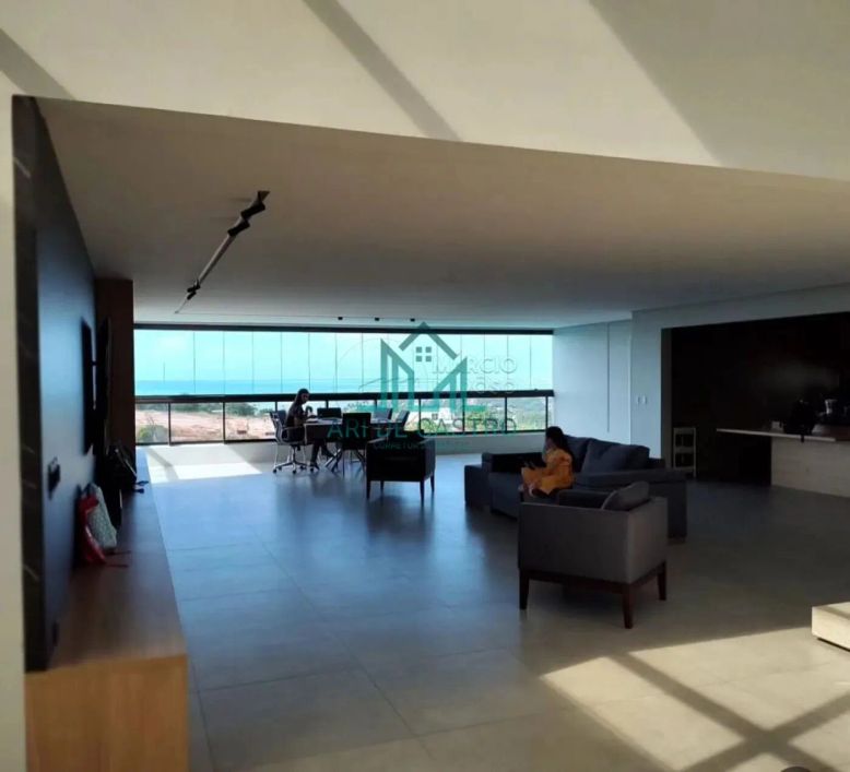 Casa Mansão Triplex com Vista do Mar, 5 Suítes, 530m², Condomínio Atlantis Maceió - Alagoas