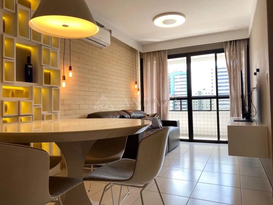 Excelente localização na Ponta Verde - apê 2 quartos totalmente mobiliado