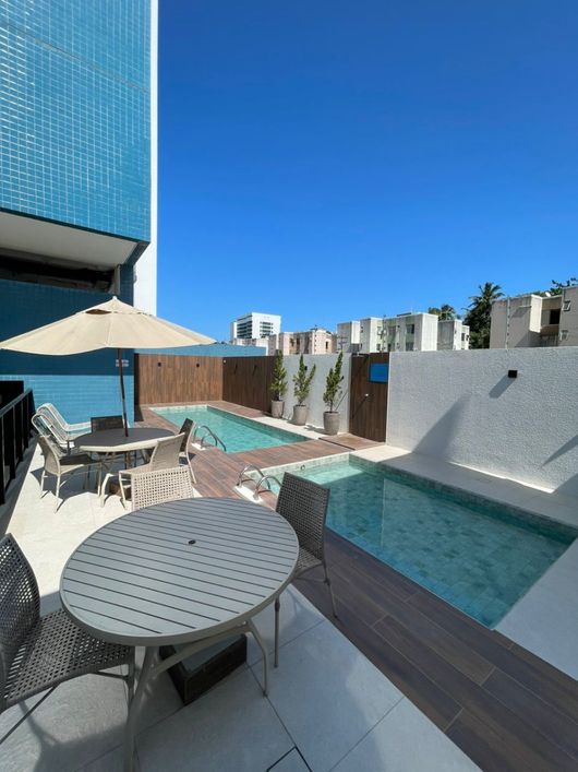 Apartamento Quarto/Sala com Varanda
